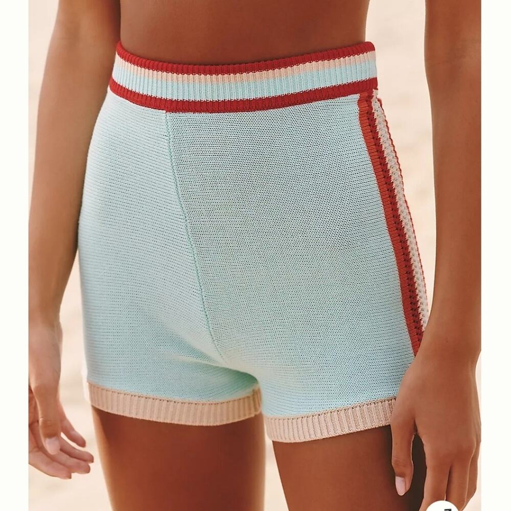 Anthropologie Celandine Colorblock Sweater Shorts Sz Xsmall Nwts - Picture 2 of 3